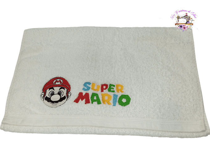 Serviette de toilette "Super Mario"