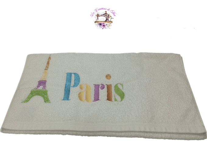Serviette de toilette "Paris"