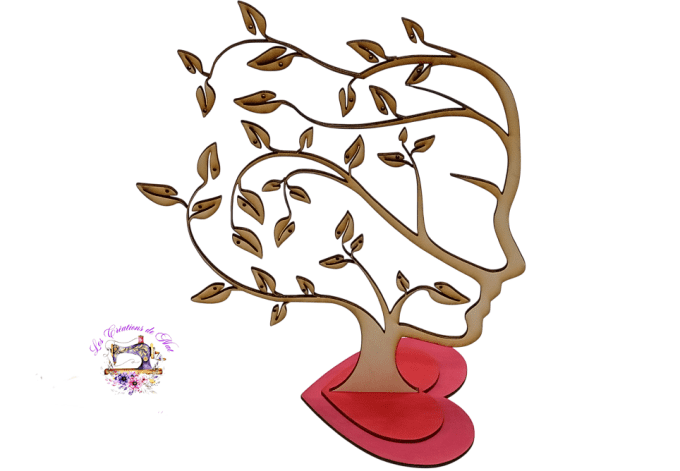 Arbre à bijoux "coeurs"