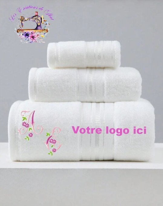 Serviette de toilette a personnaliser