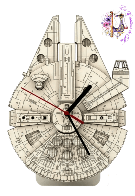 Horloge "Star Wars vaisseau Millennium"