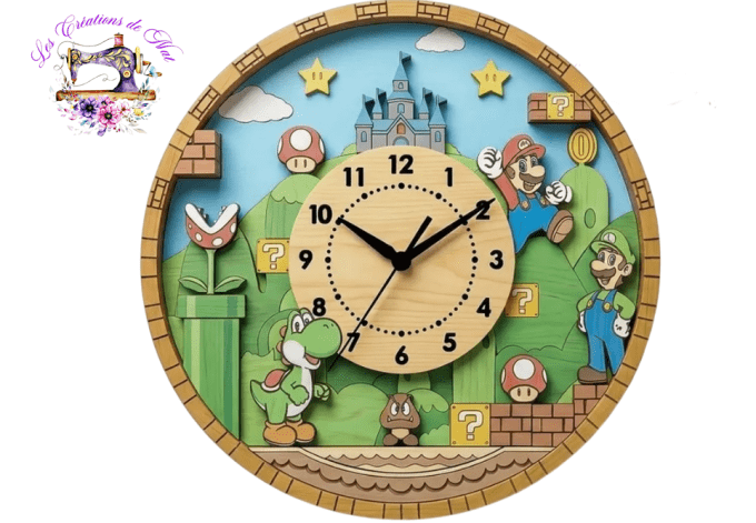 Horloge "Super Mario Bros"