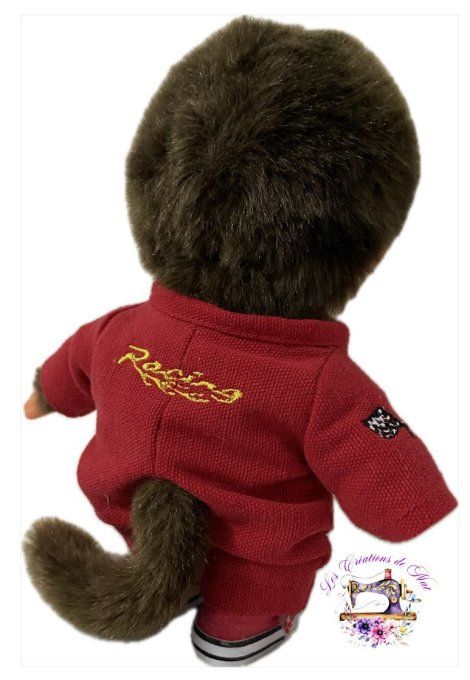Peluche Monchhichi personnalisée