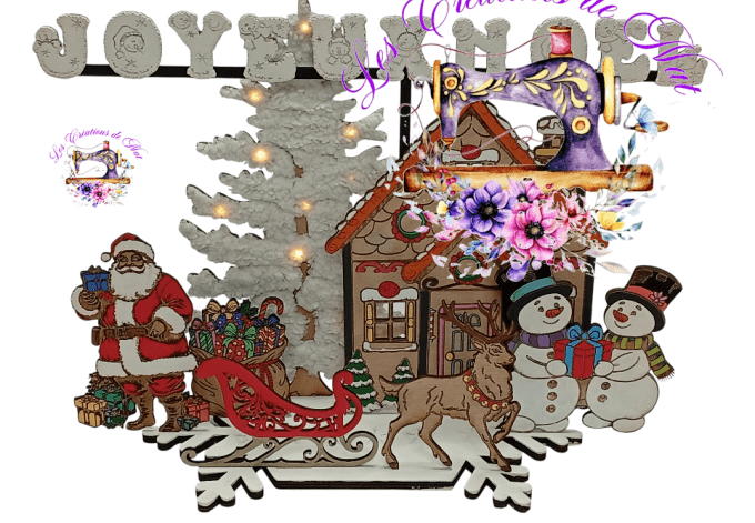 Scénographie "Joyeux Noël"