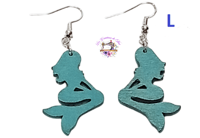 Boucles d'oreilles bois