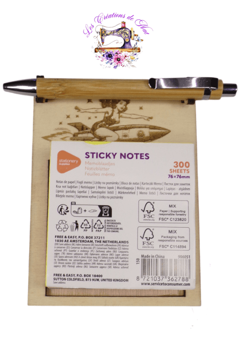 Porte-notes personnalisé 