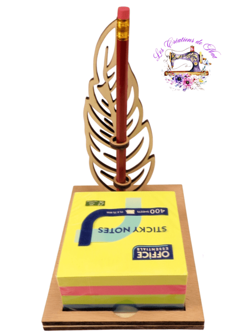 Porte-notes personnalisé avec motif vertical