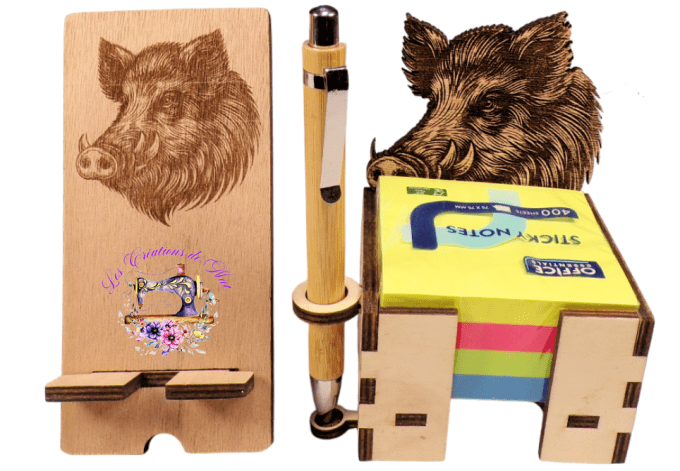 Porte-notes 3D personnalisé