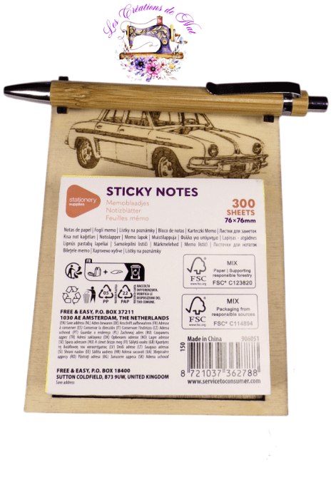 Porte-notes personnalisé 