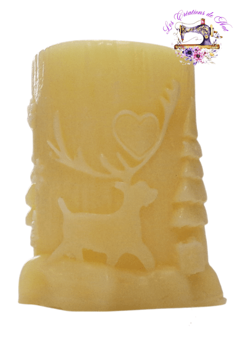 Bougie "Renne de Noël"