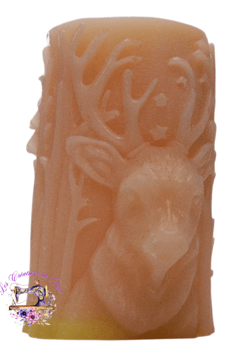 Bougie "Cerf en foret"