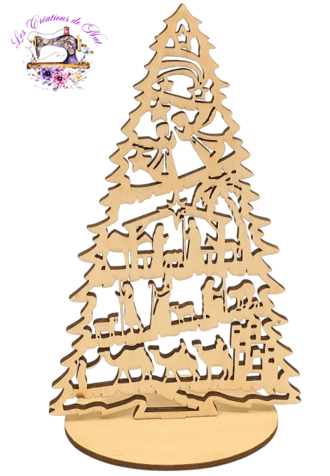 Sapin "crèche"