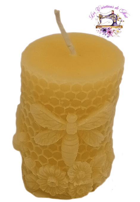 Bougie à la cire d'abeille