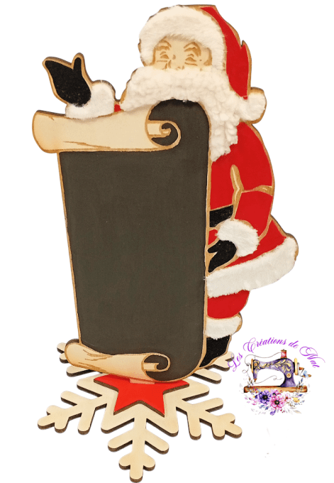 Ardoise "Père Noël" ou "Bonhomme de Neige"