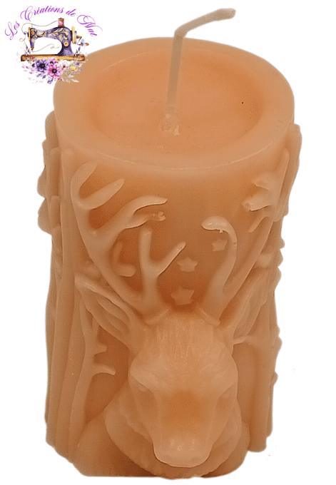 Bougie "Cerf en foret"
