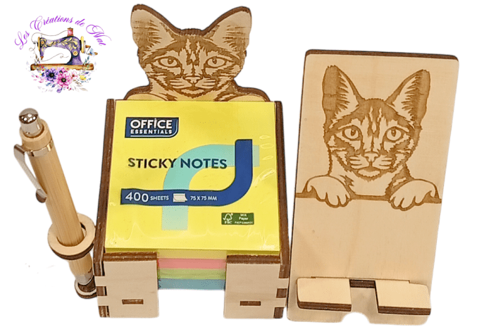 Porte-notes et Porte-téléphone personnalisés