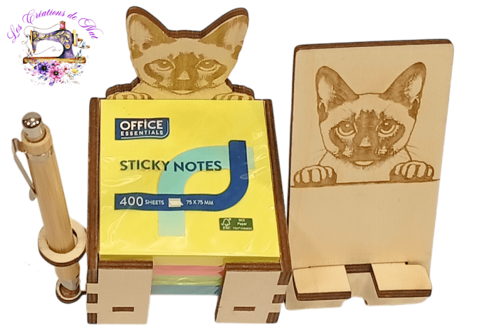 Porte-notes et Porte-téléphone personnalisés