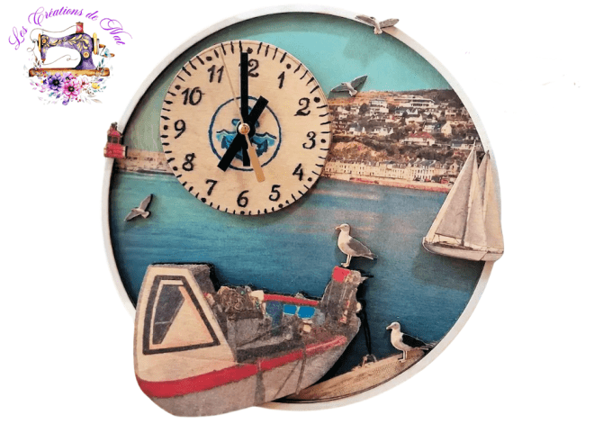 Horloge 3D Grand Relief