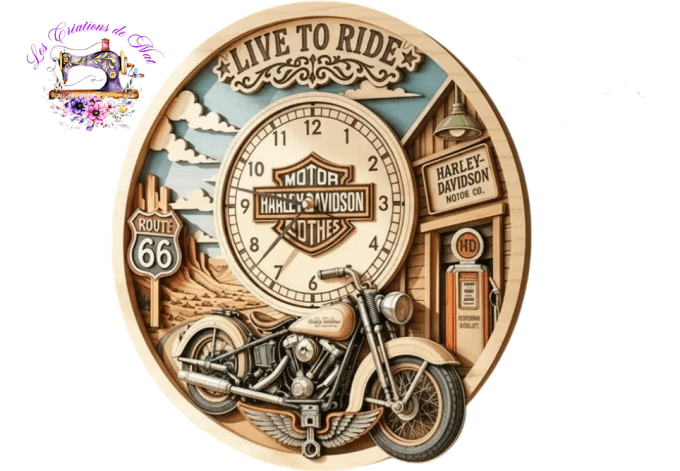 Horloge "Harley Davidson"