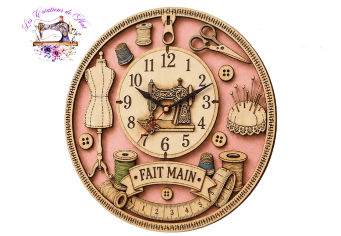 Horloge 3D Grand Relief