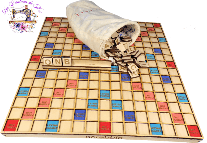 Jeu de Scrabble Bois