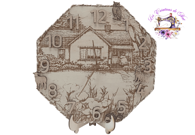 Horloge 3D Grand Relief