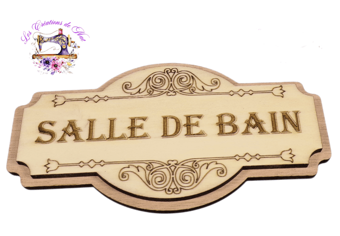 Plaque de porte double