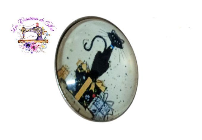  Pressions interchangeables "chat sous-verre"