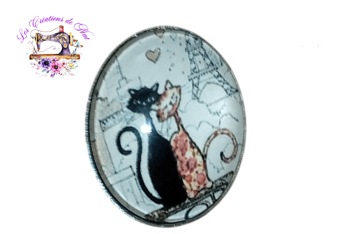  Pressions interchangeables "chat sous-verre"